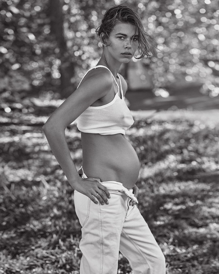 Джорджия Фаулер беременна. Модель рассказала об этом через невероятно красивую черно-белую съемку