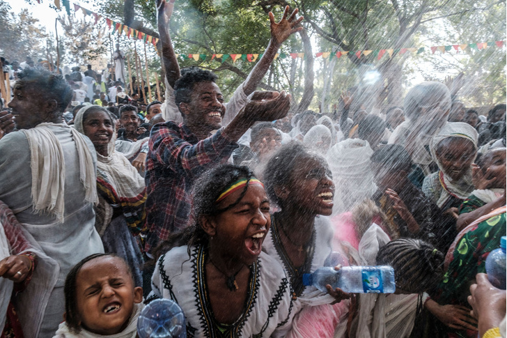 Как отметили Крещение в Эфиопии и других странах мира