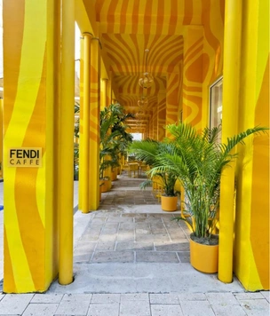 Pop-up пространство Fendi Caffè в Майами