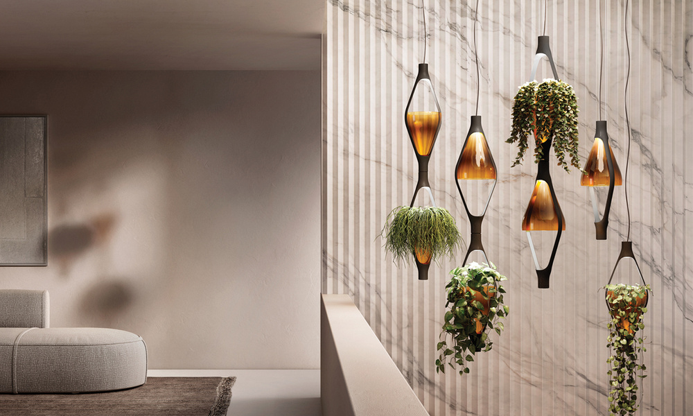 Viceversa: новый светильник-кашпо Kundalini | myDecor