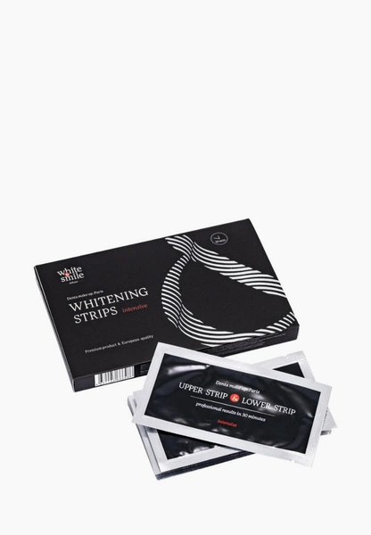 Отбеливающие полоски White&Smile для зубов, не склонных к чувствительности