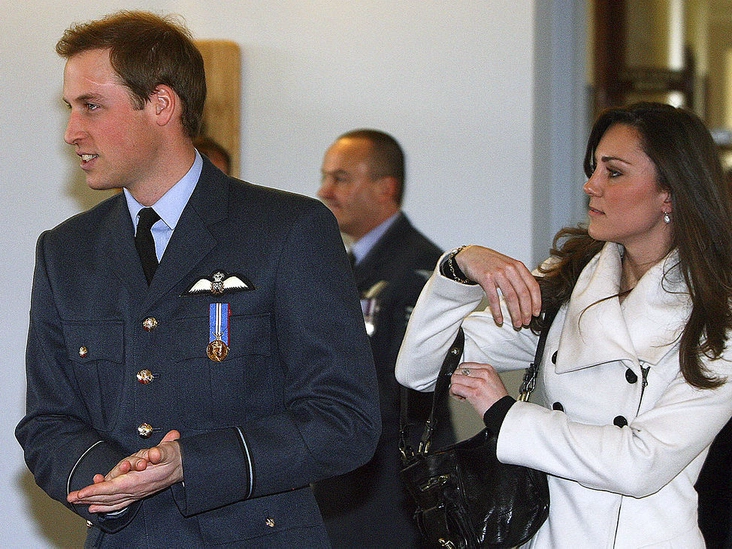 Принц Уильям и Кейт Миддлтон в Линкольншире, апрель 2008