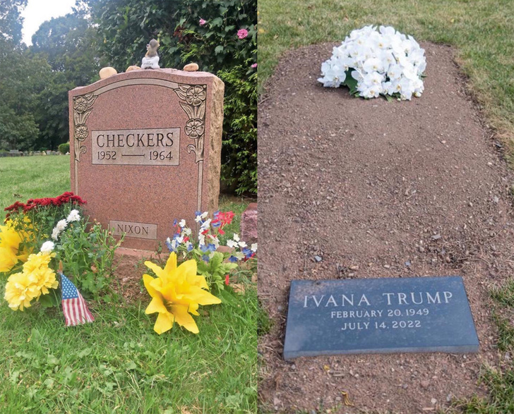Ivana Trump.Grave
