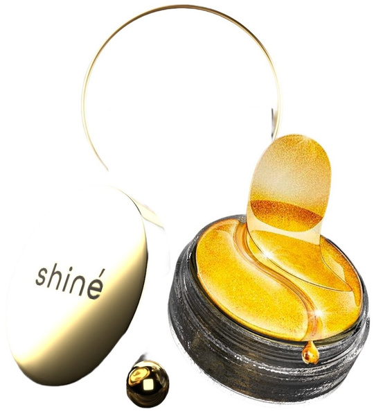 Shine' Патчи для глаз гидрогелевые с 24-каратным коллоидным золотом от отеков и темных кругов