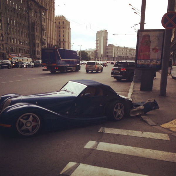 Гоша Куценко попал в аварию в центре Москвы