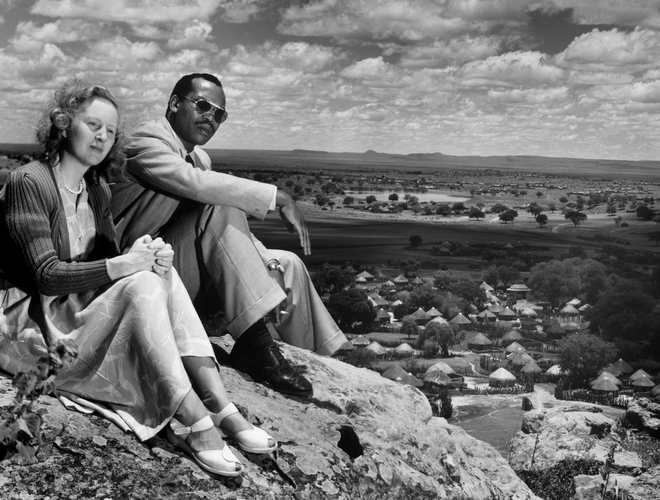 Рут Уильямс и ее муж – король Ботсваны Серетсе Кхама