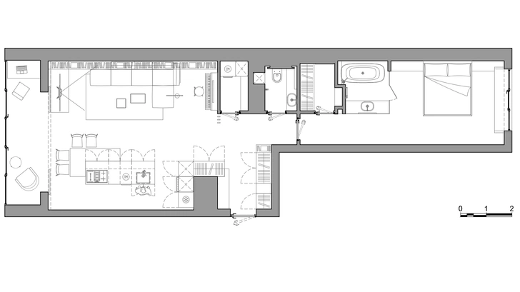 Светлая квартира 83 м² в новом доме в Саратове