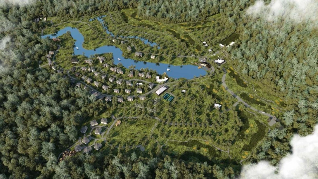 Клубный поселок Agalarov Estate на Новорижском шоссе. В одном из этих особняков живет и Эмин Агаларов с семьей. | mcmaison.ru