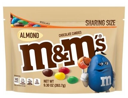 Шоколадное драже M&M's с миндалем