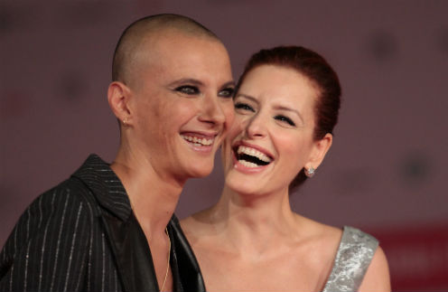Слева направо: Розалинда Челентано и Симона Бориони