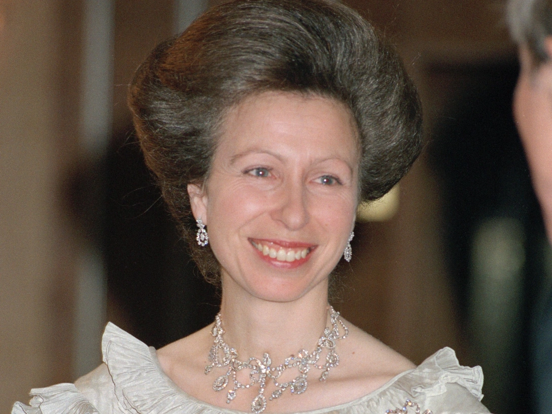 Принцесса Анна на показе Британского совета моды (BFC), 23 января 1992 | marieclaire.ru