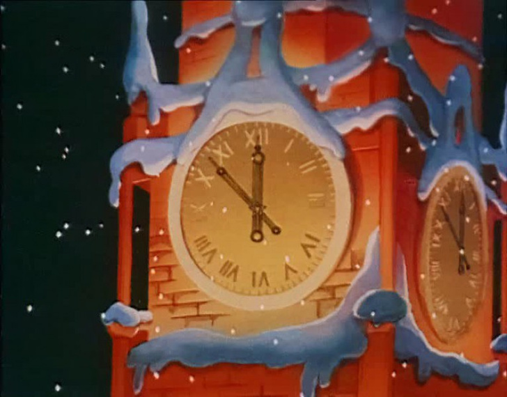 Часы из мультфильма