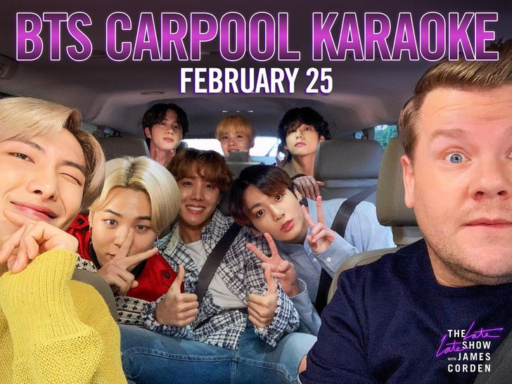 Мы уже знаем, когда выйдет выпуск «Carpool Karaoke» с BTS