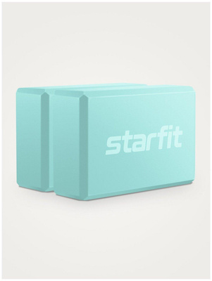 Блок для йоги STARFIT YB-200 EVA, 8 см, 115 гр, 22,5х15 см, 2 шт
