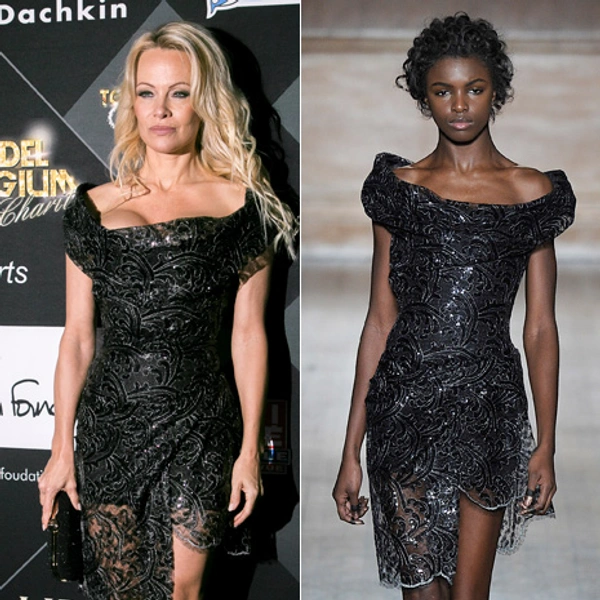 Памела Андерсон / Vivienne Westwood Red Label осень-зима 2016 | Источник: Getty Images