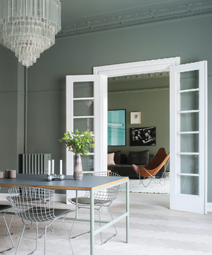 Квартира дизайнеров в Копенгагене без белых стен