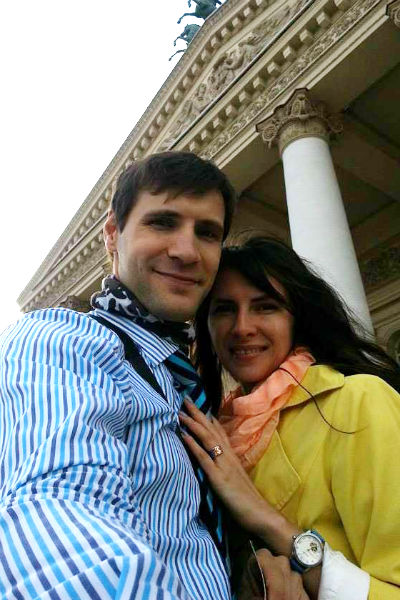 Александр Нелидов с супругой Екатериной