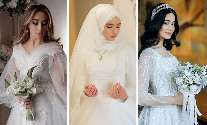 В каких платьях выходят замуж дагестанские невесты: 19 реальных фото