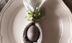 Яйцо с ушками: пасхальная сервировка стола