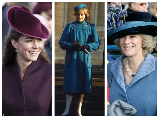 Каким было первое королевское Рождество в жизни жен и мужей Виндзоров: история в фотографиях