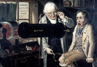 Глухие слышат, хромые ходят: как 300 лет назад работали врачи-электрики