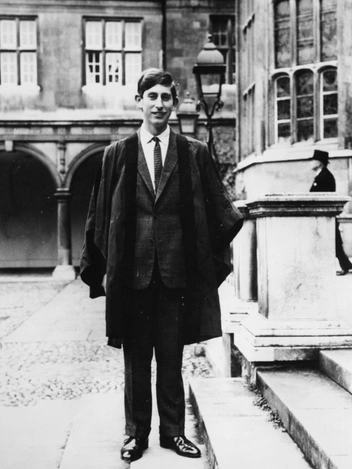 Принц Чарльз в первый день занятий в Кембриджском университете