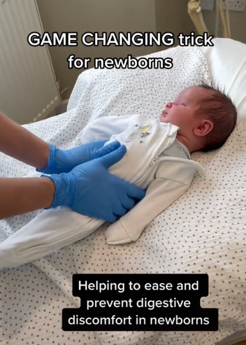 Детский остеопат показала, как избавить младенца от колик: видео