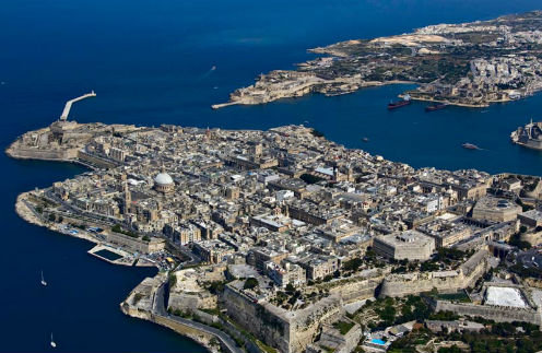 Мальта, вид сверху