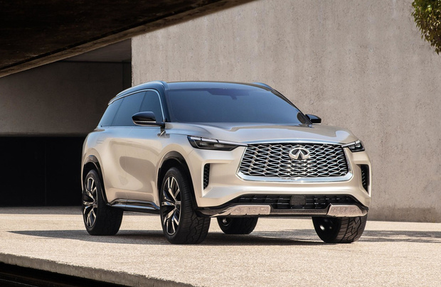 Фото №1 - Infiniti представил соперника BMW X5 с роскошным дизайном и трехрядным салоном