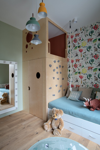 Квартира 115 м² для семьи с двумя детьми и котом в Москве