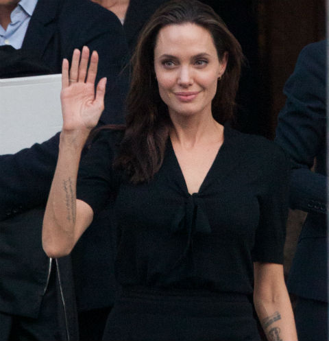 Анджелина Джоли в Греции