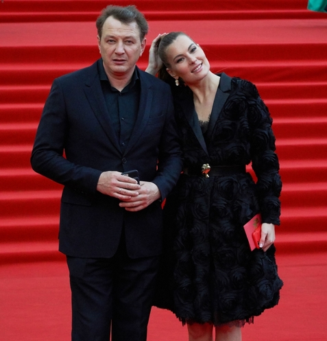 Марат Башаров с женой Елизаветой