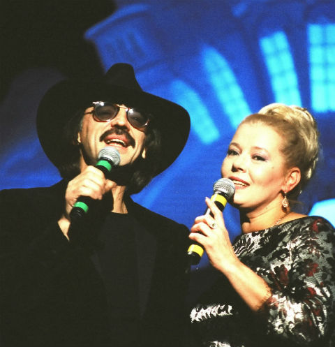Михаил и Людмила Сенчина на концерте в БКЗ «Октябрьский», 1997 год