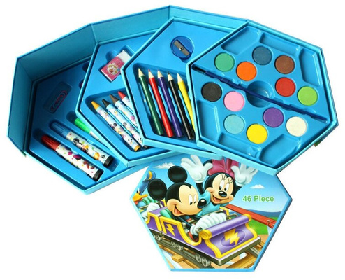 Детский набор для рисования 46 предметов "Mickey Mouse" Микки Маус