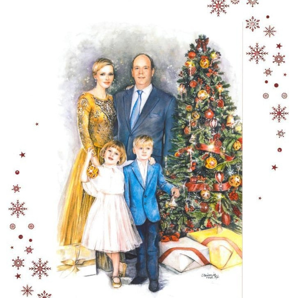 Не сбудется: Шарлен опубликовала печальную рождественскую открытку