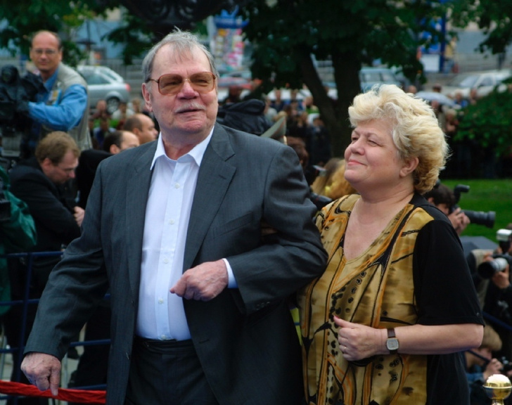 Пуговкин с женой Ириной