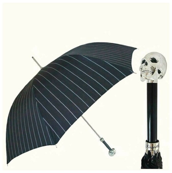Зонт-трость с серебряным набалдашником