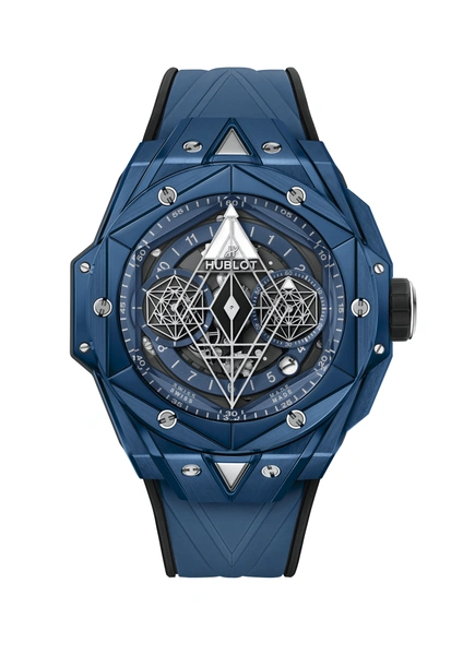 Трио из керамики: стильные новинки Hublot Big Bang Sang Bleu II Ceramic | woman.ru