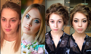 Эффектное преображение: 20 женщин до и после макияжа. Фото