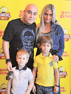 Доминик Джокер с бывшей женой и детьми