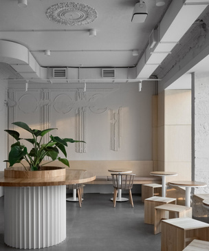 В Екатеринбурге дизайнеры превратили старый дом в модную кофейню