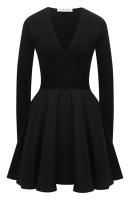 Женское черное платье VALENTINO 
