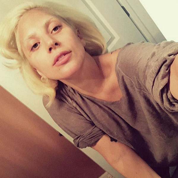 Lady Gaga без макияжа