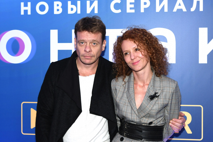 Майков с женой