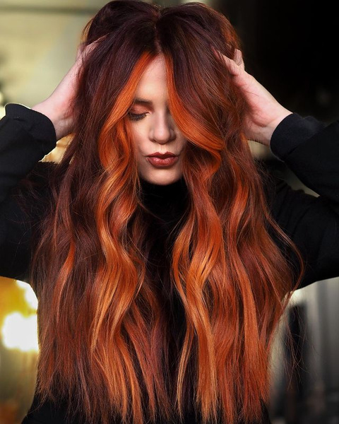 8 трендовых идей окрашивания для рыжих волос