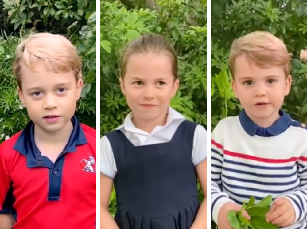 Джордж, Шарлотта и Луи Кембриджские, сентябрь 2020 | marieclaire.ru