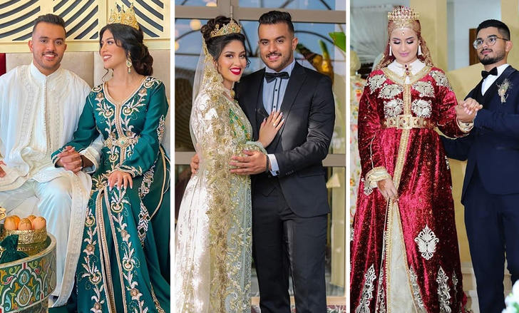 В каких платьях выходят замуж марокканские невесты