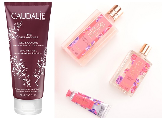 Caudalie Гель для душа The des vignes, L`Occitane Крем для душа ARLESIENNE | Источник: Архив пресс-служб