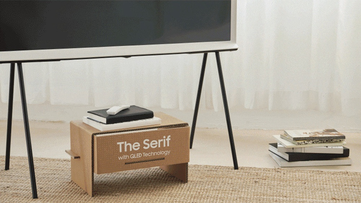 Фото №3 - Samsung дарит вторую жизнь картонной упаковке телевизоров