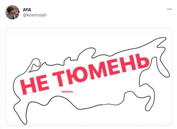 Пользователи «Твиттера» показали, как видят карту России